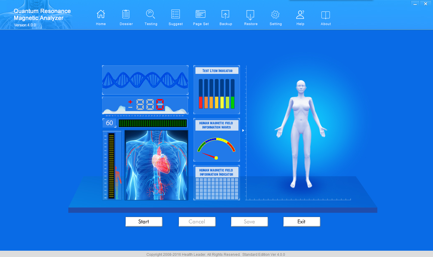 Quantum Resonance Magnetic Analyzer And Sub-health