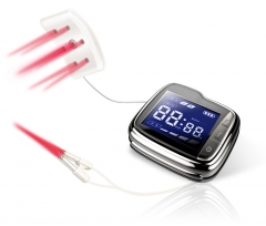 Wrist type laser therapy device for High Blood Pressure Physiotherapy