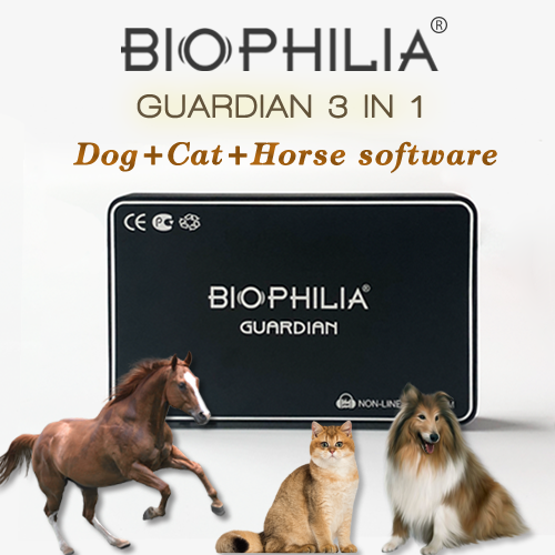 3 in 1 Biophilia Gardian include dog, cat and horse software.